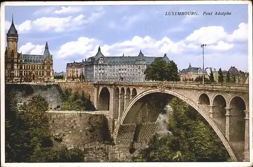 Luxembourg Luxemburg Pont Adolphe / Luxembourg /