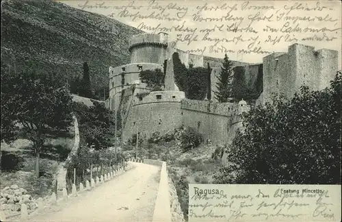 Ragusa Festung Mincetta / Dubrovnik /