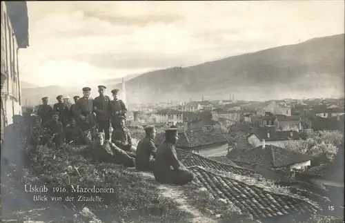 ueskueb Uskub Zitadelle 1916 / Skoplje Skopje /