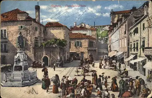 Ragusa Gundulic-Platz / Dubrovnik /