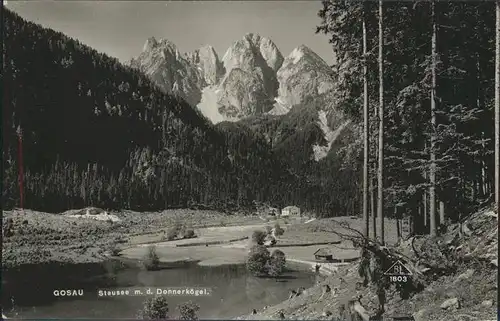 Gosau Oberoesterreich Stausee Donnerkoegel / Gosau Salzkammergut /Traunviertel