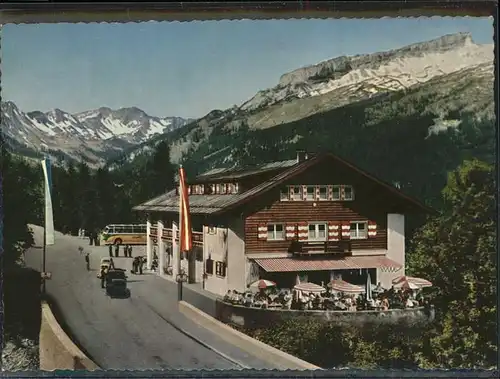 Kleinwalsertal Grenzgasthof Walserschanz / Oesterreich /