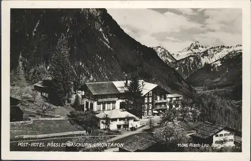 Gaschurn Vorarlberg Posthotel Roessle Montafon / Gaschurn /Bludenz-Bregenzer Wald