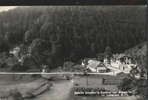 Hoellental Niederoesterreich Gasthof zur Singerin / Oesterreich /