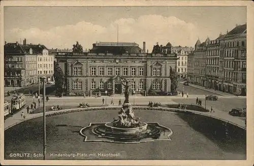 Goerlitz Niederschlesien Hindenburg-Platz
Hauptpost / Zgorzelec /