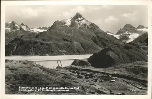 Landeck Tirol Kl. piz Buin-Silvrettadorf
Fermuntstausee
Madlenerspitz / Landeck /Tiroler Oberland