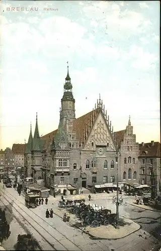 Breslau Niederschlesien Rathaus   / Wroclaw /