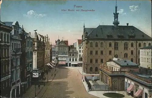 Posen Poznan Alter Markt Hauptwache / Poznan /