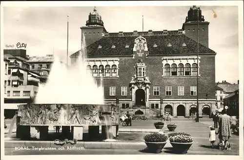 Boras Torgbrunnen Radhuset / Schweden /