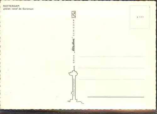 Rotterdam gezien vanf de Euromast / Rotterdam /