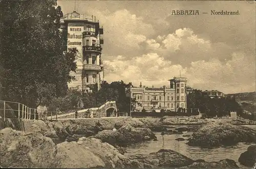 Abbazia Istrien Nordstrand / Seebad Kvarner Bucht /Primorje Gorski kotar