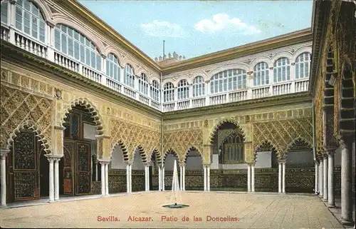 Sevilla Andalucia Alcazar Patio de las Doncellas / Sevilla  /