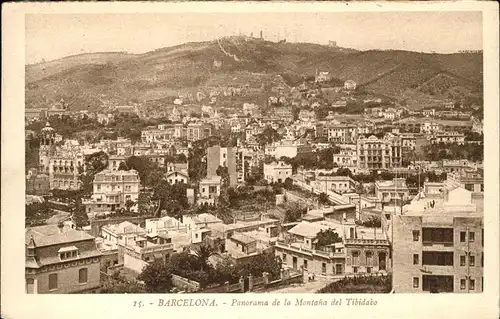 Barcelona Cataluna Montana del Tibidabo Panorama / Barcelona /