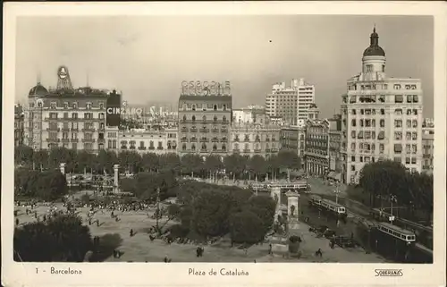 Barcelona Cataluna Plaza de Cataluna / Barcelona /