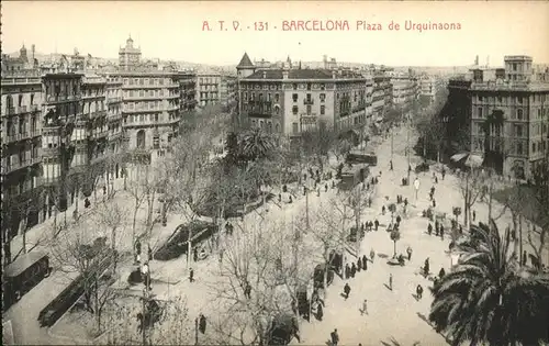 Barcelona Cataluna Plaza de Urquinaona / Barcelona /