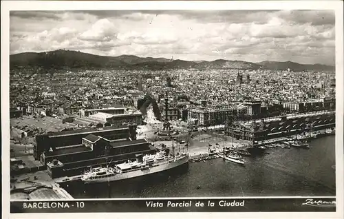 Barcelona Cataluna Vista Parcial de la Ciudad / Barcelona /