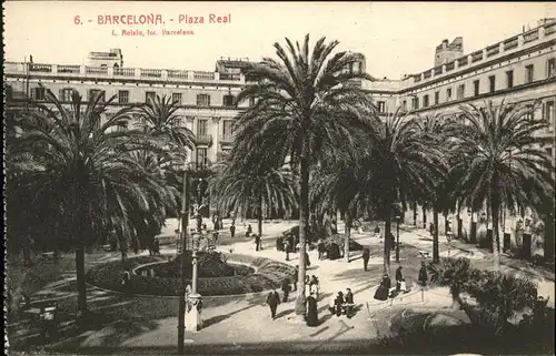 Barcelona Cataluna Plaza Real / Barcelona /