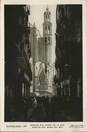 Barcelona Cataluna Basilica Sta. Mara de La Mar / Barcelona /