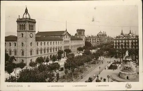 Barcelona Cataluna La Universidad / Barcelona /