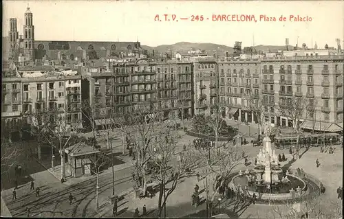 Barcelona Cataluna Plaza de Palacio / Barcelona /