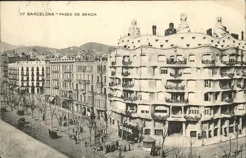 Barcelona Cataluna Paseo de Gracia / Barcelona /