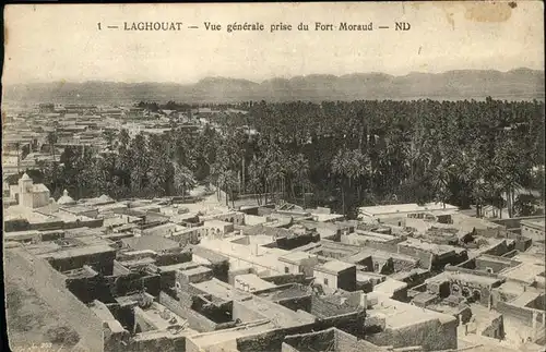 Laghouat Vue generale prise du Fort Moraud / Algerien /