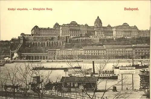 Budapest Koenigl. Burg Kiralyi varpalota / Budapest /