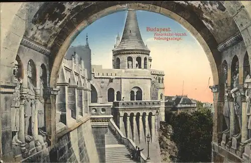 Budapest Kroenungsstiege / Budapest /