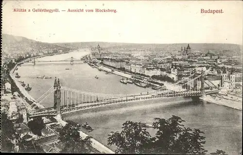 Budapest Donauansicht Bruecken / Budapest /