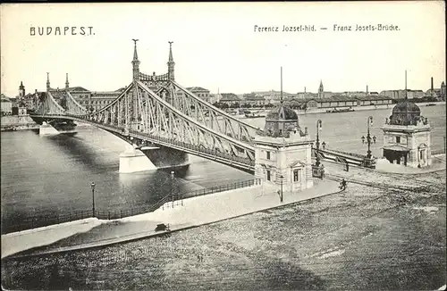 Budapest Franz Josefs-Bruecke / Budapest /