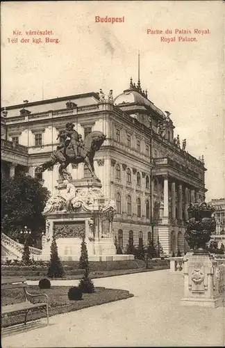 Budapest Koenigliche Burg / Budapest /