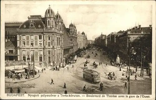 Budapest Boulevard de Therese Bahnhof West / Budapest /