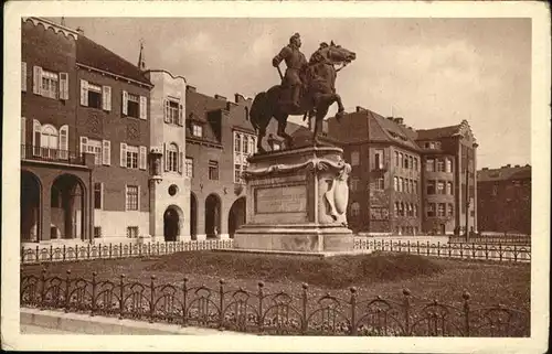 Szeged Puespoeki palota Rakoczi szoborral / Szeged /