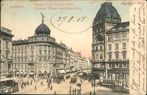 Budapest Kerepeser Strasse Elisabethring / Budapest /