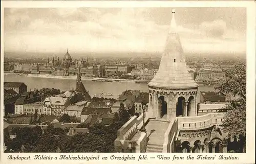 Budapest Aussicht von Fischer-Bastei / Budapest /