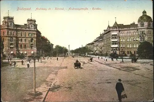 Budapest Andrassy-Strasse Rundau / Budapest /