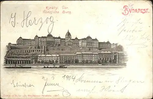 Budapest Koenigliche Burg / Budapest /
