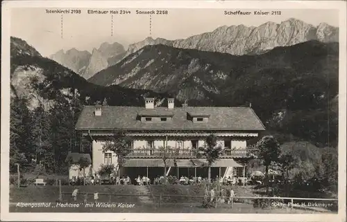 Wilder Kaiser Alpengasthof Hechtsee / Wildermieming /Innsbruck