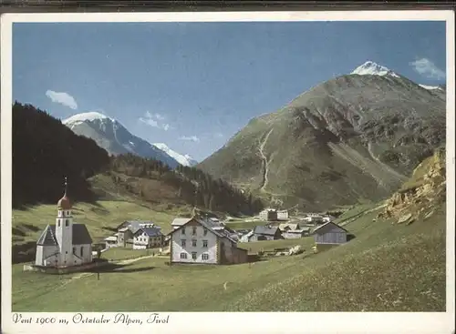 Vent Tirol oetztaler Alpen / Soelden /Tiroler Oberland