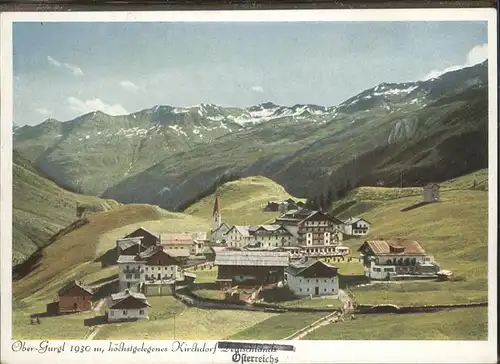 Ober Gurgl Tirol
oetztaler Alpen / Oesterreich /
