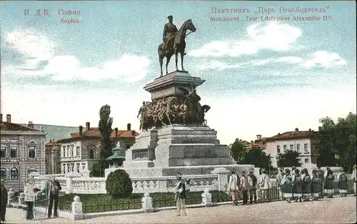 Sofia Sophia Monument Tsar Liberateur Alexander / Sofia /