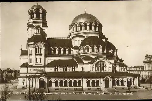 Sofia Sophia Alexandre Nevski Temple Monument / Sofia /