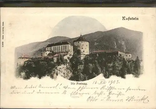 Kufstein Tirol Festung / Kufstein /Tiroler Unterland