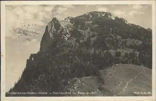 Vorderkaiserfeldenhuette Naunspitze Peterskoepfl / Wildermieming /Innsbruck