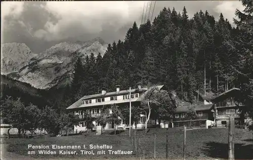 Scheffau Wilden Kaiser Pension Eisenmann / Scheffau am Wilden Kaiser /Tiroler Unterland