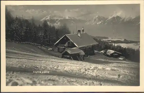 Tulfes Tirol Tulferhuette / Tulfes /Innsbruck