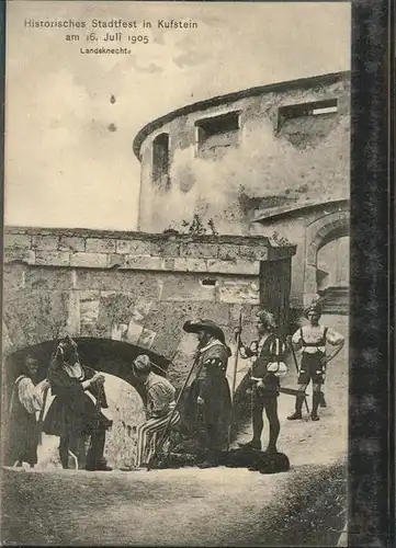 Kufstein Tirol Stadtfest Landsknecht / Kufstein /Tiroler Unterland