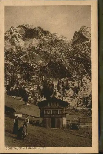 Scheffauer Kaiser Kaindlhuette / Wildermieming /Innsbruck