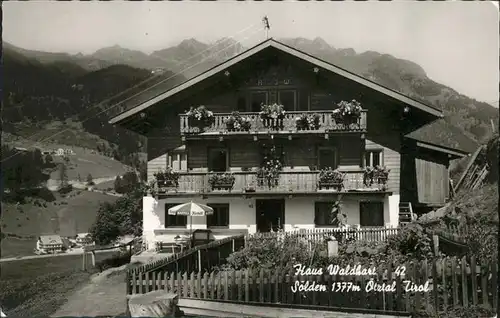 Soelden Haus Waldhart / Soelden oetztal Tirol /Tiroler Oberland