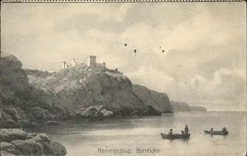 Bornholm Hammershus Boot / Daenemark /